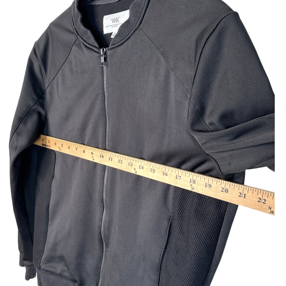 New! WRK M Classic Slim Fit Bomber Jacket $198 Alpha Industries Flight Black - Picture 7 of 10